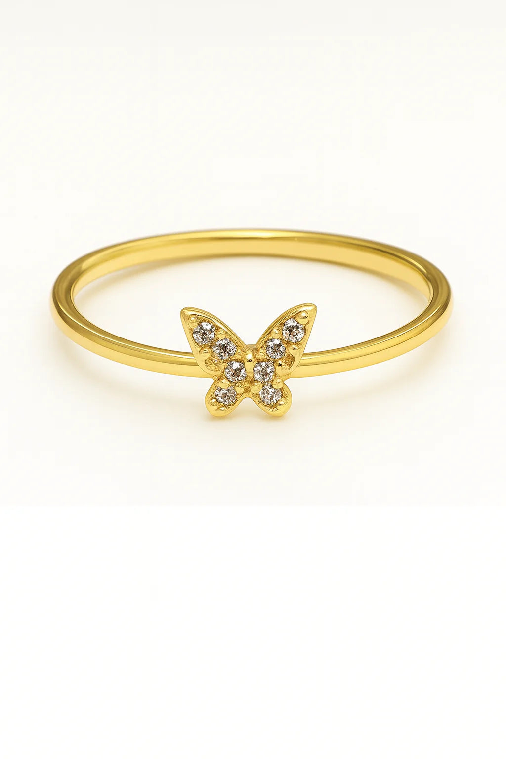 Butterfly Gemstone Ring
