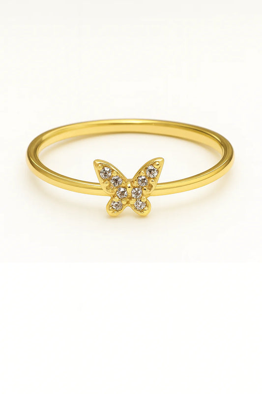 Butterfly Gemstone Ring