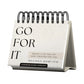 Go For It Inspirational Perpetual Calendar - Stationery Gift