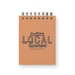 Custom Support Local Business Mini Jotter Notebook