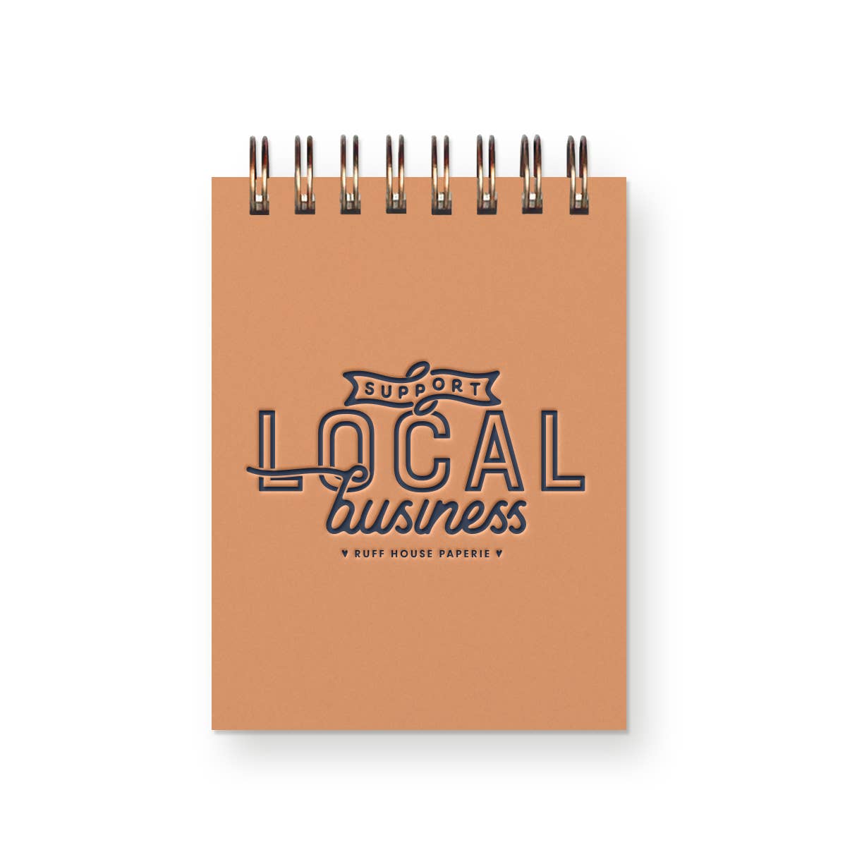 Custom Support Local Business Mini Jotter Notebook
