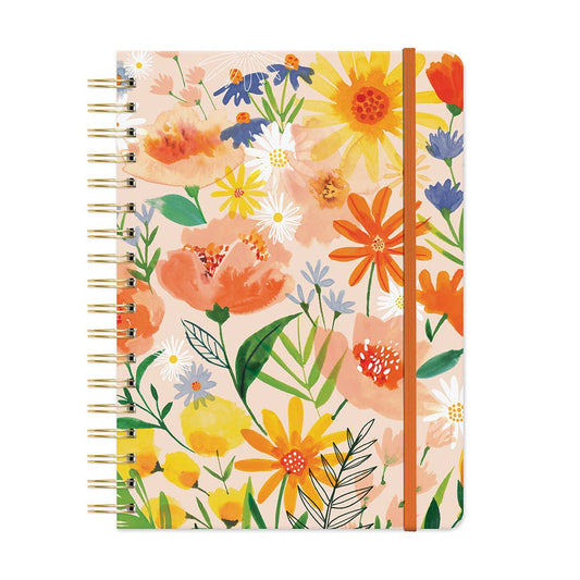 Bold Blossoms Undated Tri-Tab Planner
