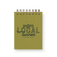 Custom Support Local Business Mini Jotter Notebook