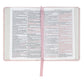 KJV Bible Mini Pocket Faux Leather, Pink
