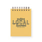 Custom Support Local Business Mini Jotter Notebook