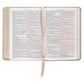 KJV Bible Compact Faux Leather, Taupe