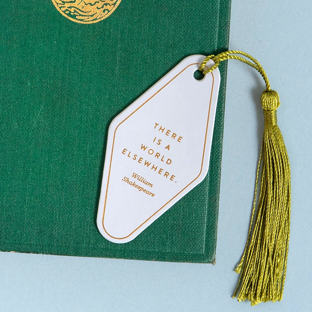 There Is A World Anything But Weak Vegan Leather Bookmark Leather Bookmark