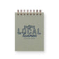 Custom Support Local Business Mini Jotter Notebook