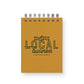 Custom Support Local Business Mini Jotter Notebook