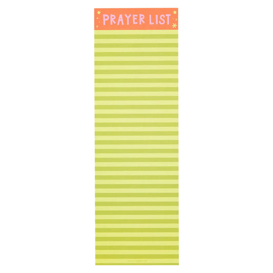 Green Stripe Prayer List (4x12 Notepad)