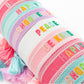 Colorful Embroidered Bracelets | Blush | Choose Joy