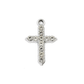 Alloy Rhinestone Cross Charm