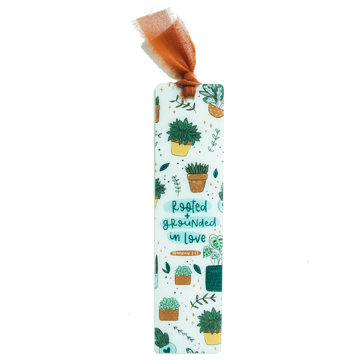 Acrylic Bookmark: Rooted & Grounded Plant Lady