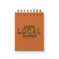 Custom Support Local Business Mini Jotter Notebook