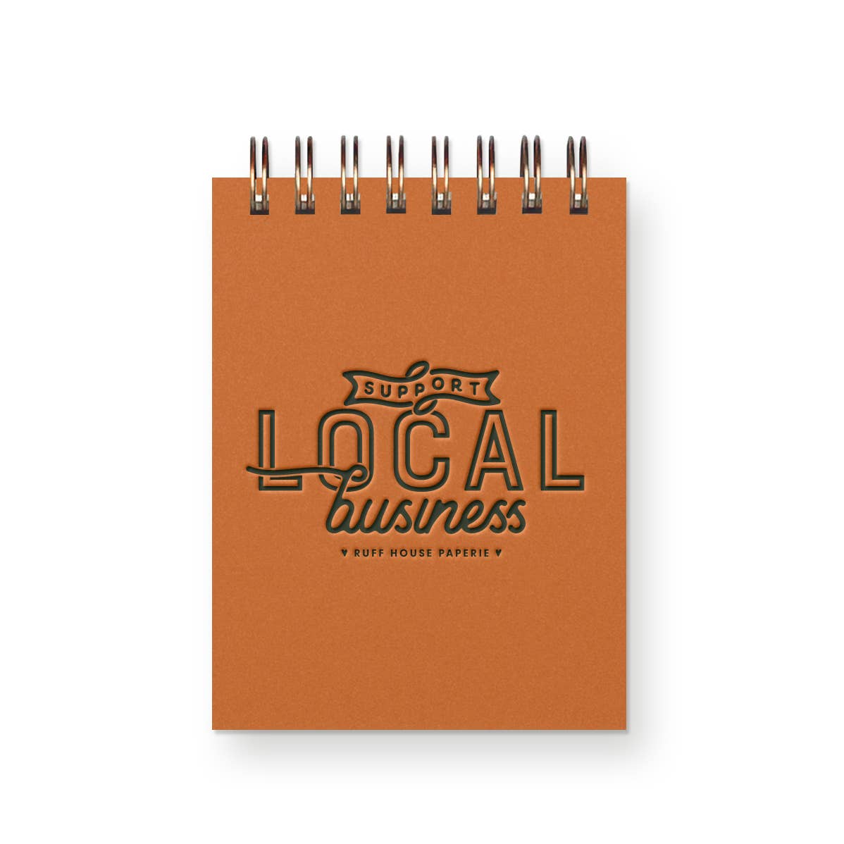 Custom Support Local Business Mini Jotter Notebook