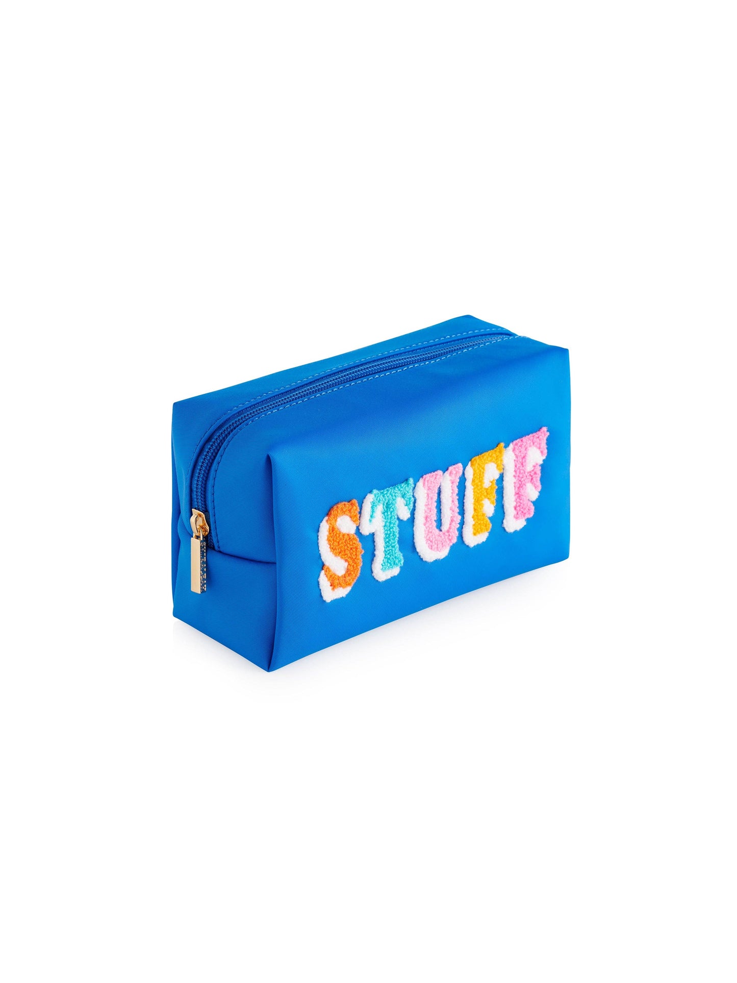"STUFF" SMALL ZIP POUCH, OCEAN