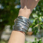 18K Gold PVD You are Loved Engraved Bangle Bracelet