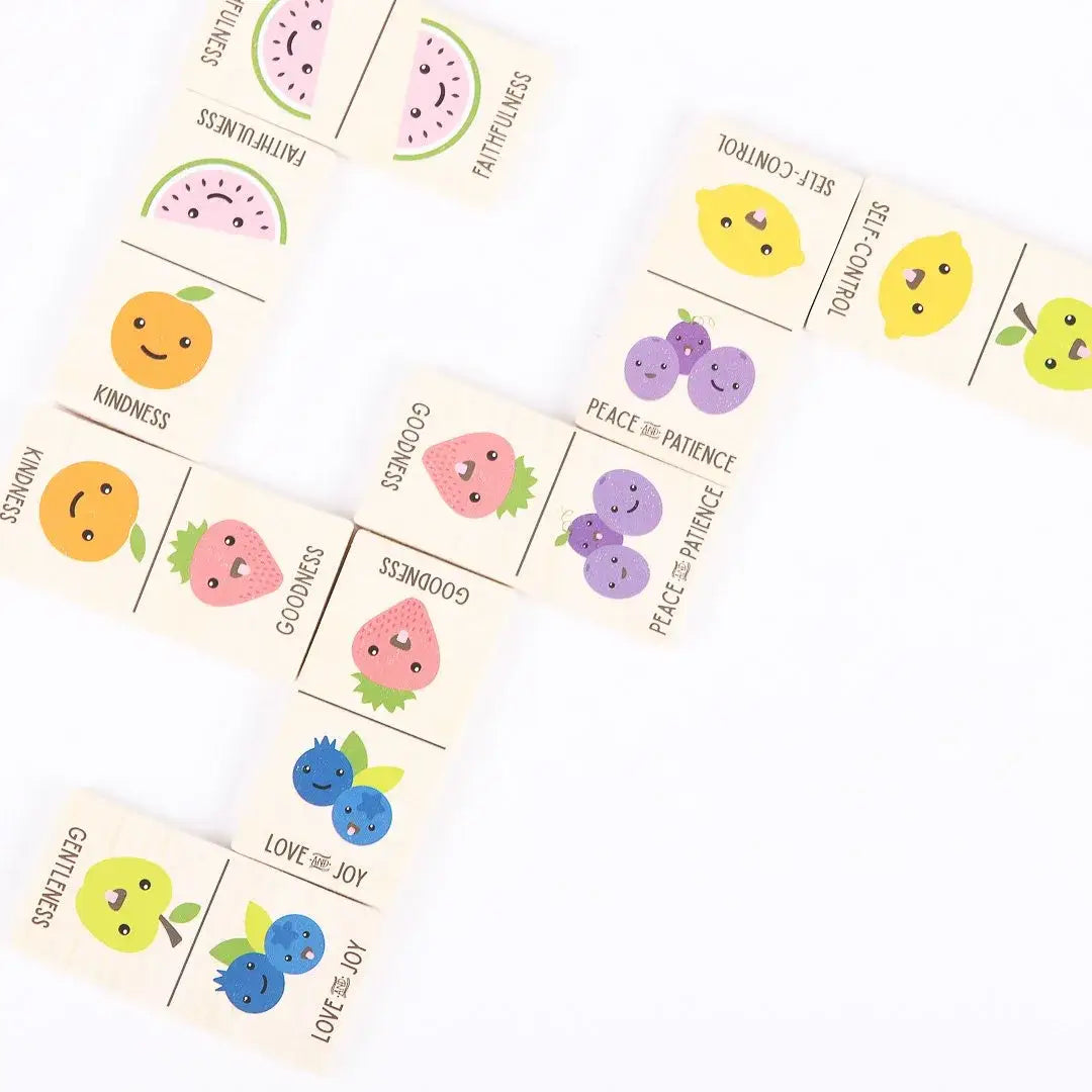Game Dominos Wood Fruit Of The Spirit