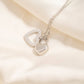 (9pc) 18K Gold PVD Stainless Steel Heart Charm Set