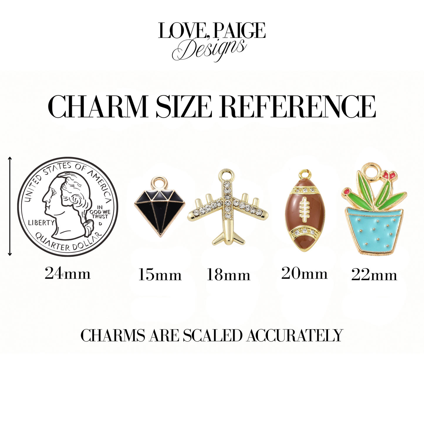 18k Gold Plated Stainless Steel Lemon Stamp Charm