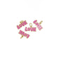 Gold LOVE Monogram Charm, Pink Love Charm CPG3092