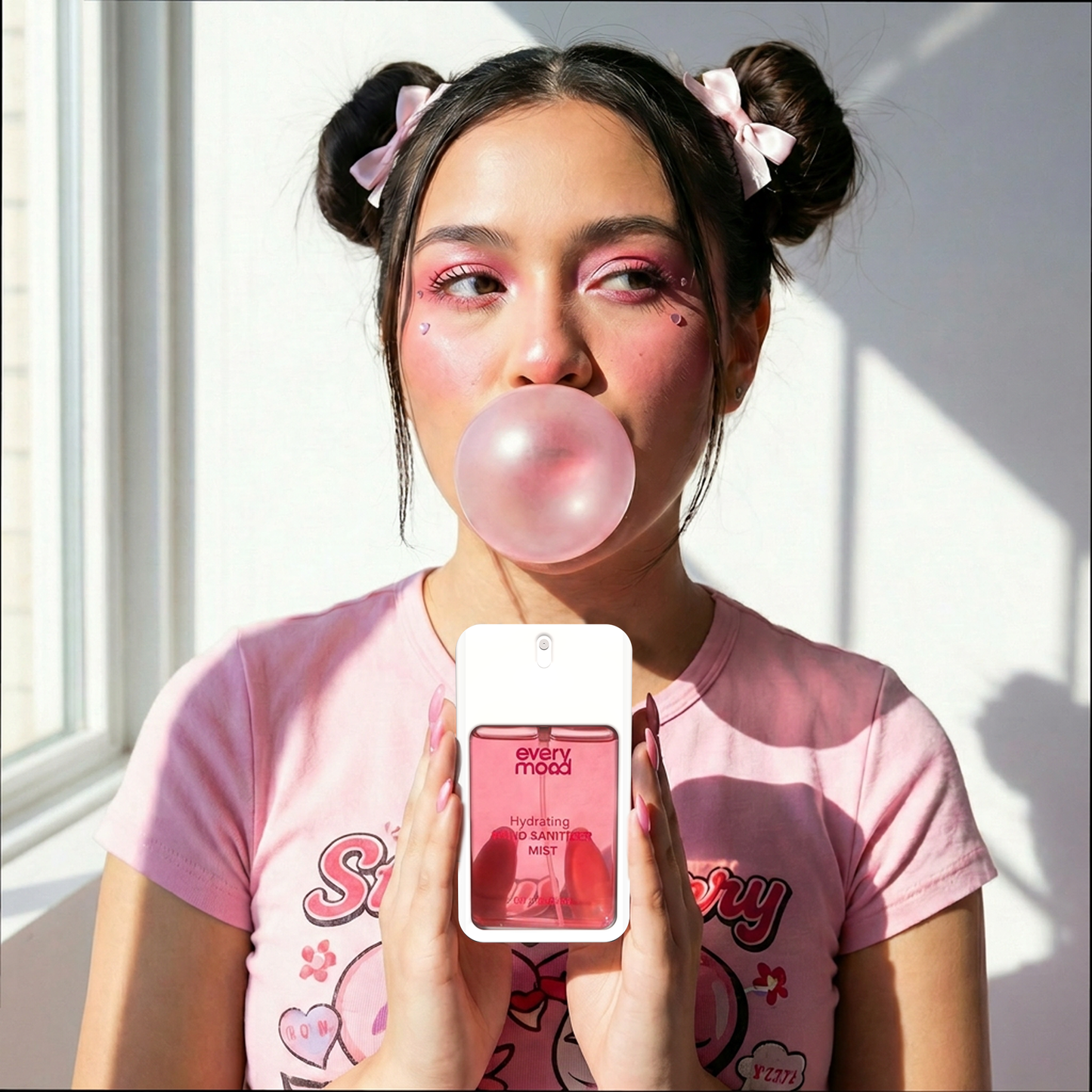 EveryMood | 12pk | Hand Sanitizer Mist | Strawberry