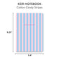 Cotton Candy Stripes Keri Notebook