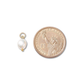 Gold Brass Freshwater Pearl Charm