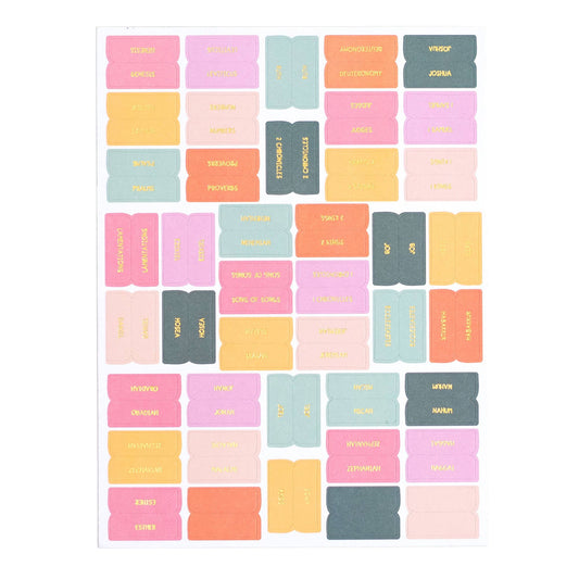 Bible Tabs Sheet