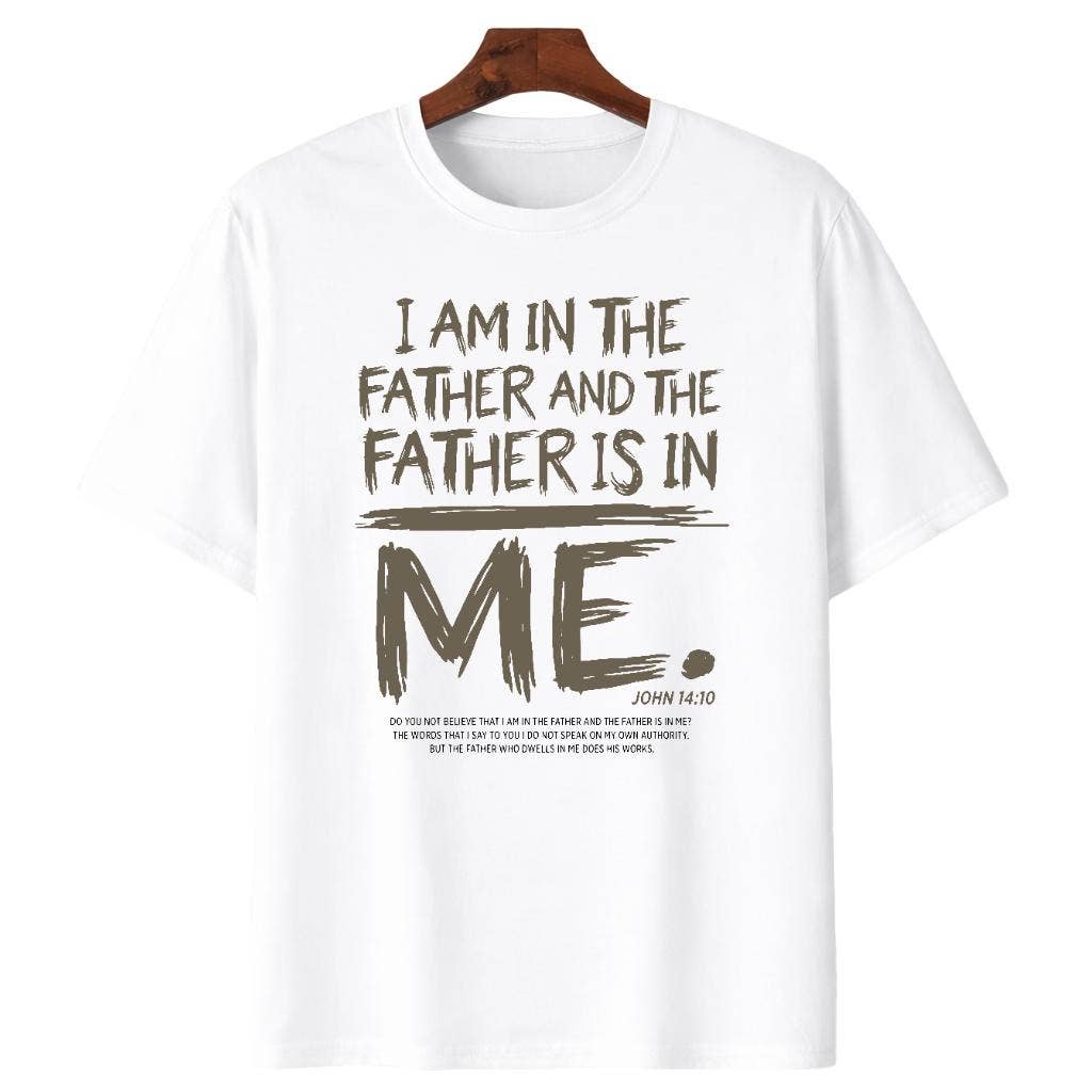 The Father Is In Me John 14:10 Vintage Cotton Graphic Tee