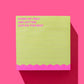 Sticky Notes Pad - "Doing My Best..." - 300 Sheets