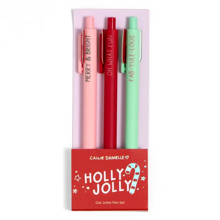 Holly Jolly Christmas Pen Set