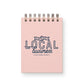 Custom Support Local Business Mini Jotter Notebook