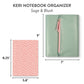Sage & Blush Keri Notebook Organizer