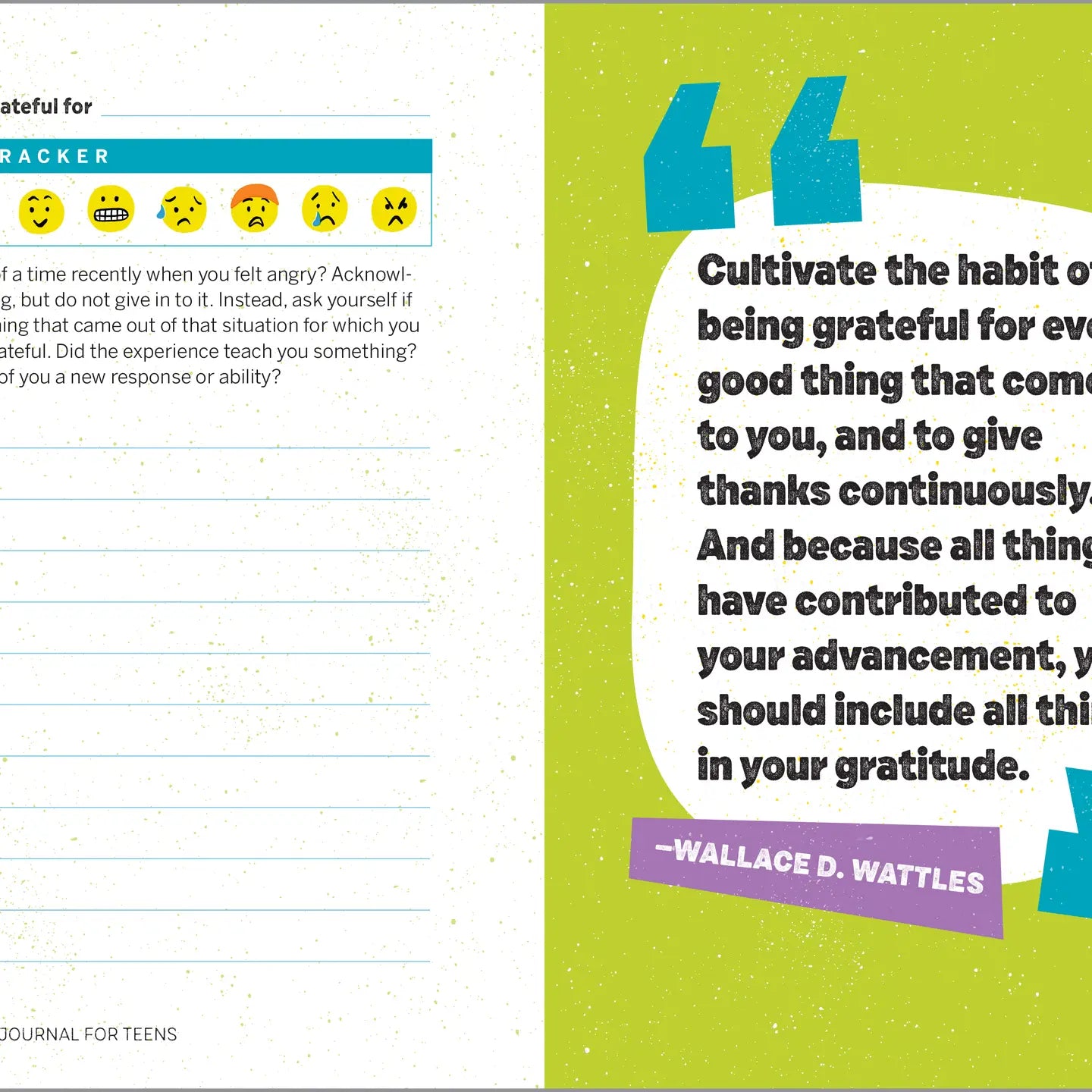 Gratitude Journal For Teens