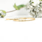 18K Gold PVD Worthy of Blessings Engraved Bangle Bracelet