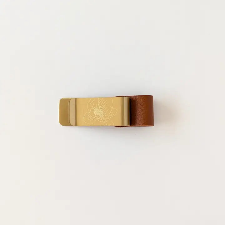 Brass Pen Clip For Notebook or Journal