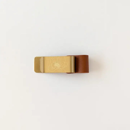 Brass Pen Clip For Notebook or Journal