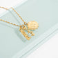 18K Gold PVD Stainless Steel Blessed Charm