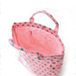 Large Polka Dot Vinyl Tote Bags | 40P636