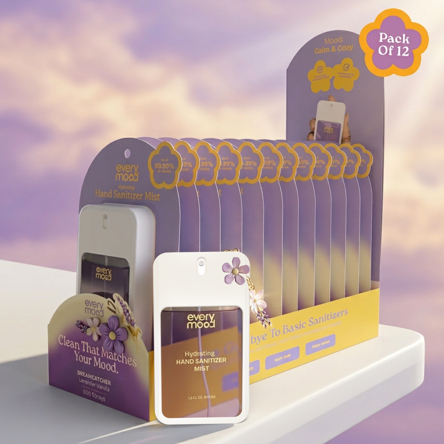 EveryMood | 12pk | Hand Sanitizer Mist | Dreamcatcher