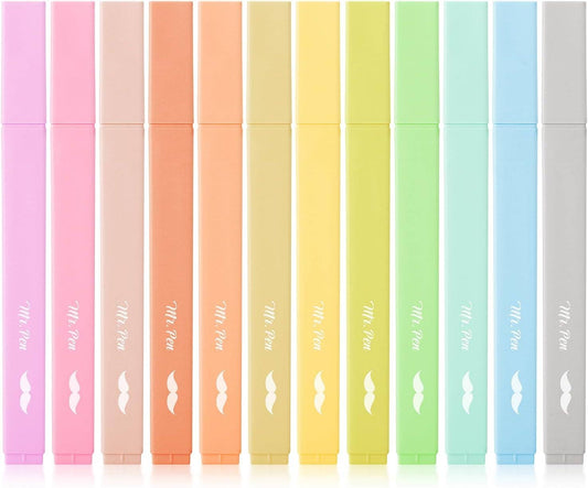 Highlighters 12 Pack Macaron