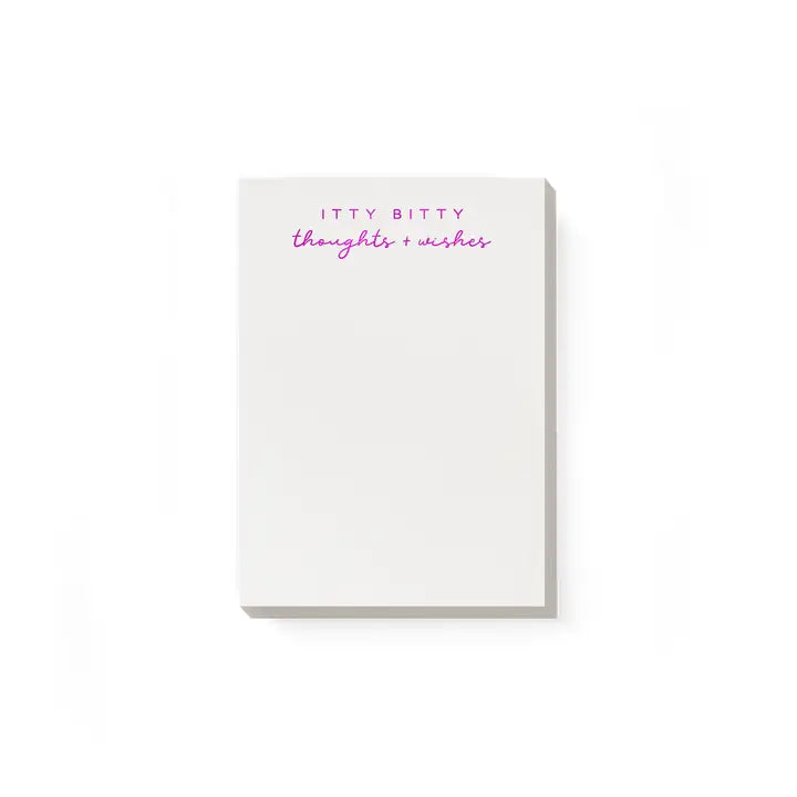 Itty Bitty Notepad Ivory