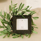 Wood SCALLOP photo frame for 4x4 pic-Black