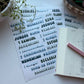 Books of the Bible Header Sticker Labels - NATURE AT NIGHT