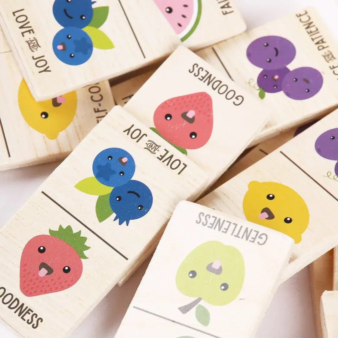 Game Dominos Wood Fruit Of The Spirit