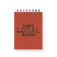 Custom Support Local Business Mini Jotter Notebook