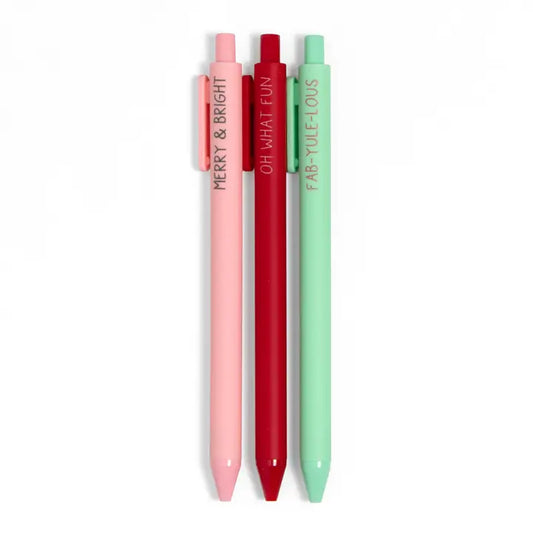 Holly Jolly Christmas Pen Set