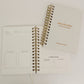 Church Notes Journal- White Spiral Linen- Christian Notebook