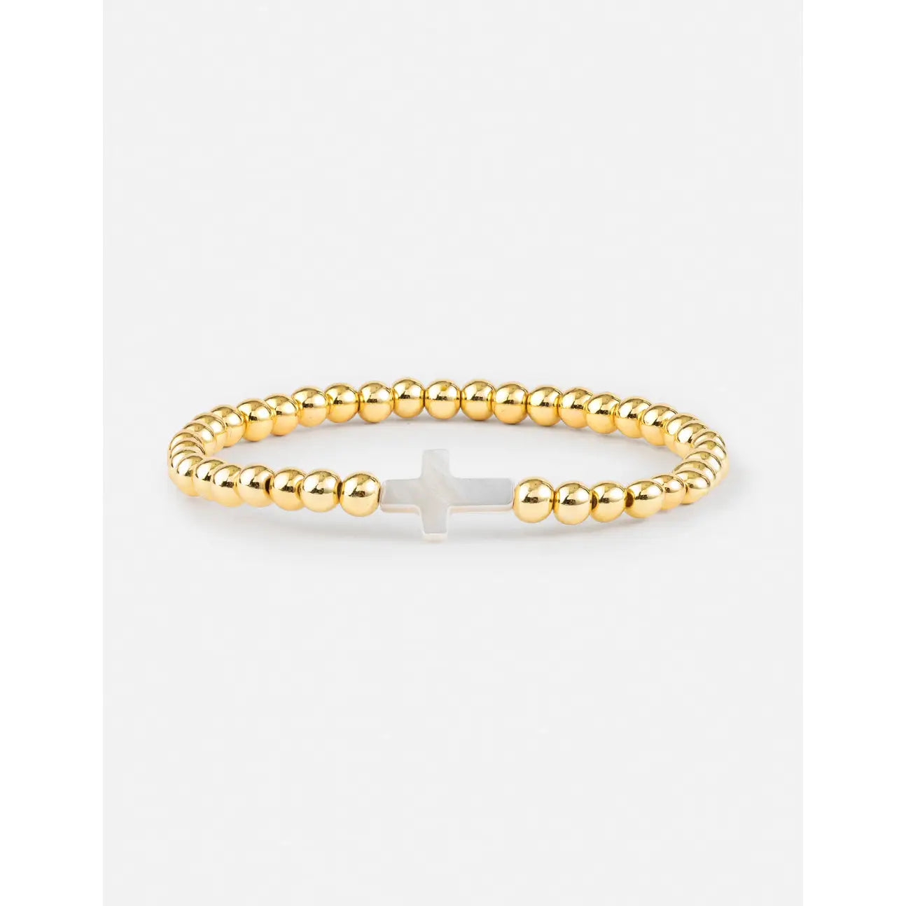 Gold Cross Bracelet